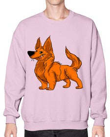 Dog 110# - cartoon animals- Sweatshirt - Crew