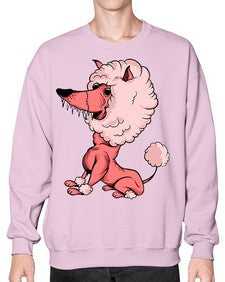 Dog 92# - cartoon animals- Sweatshirt - Crew