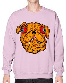 Dog 95# - cartoon animals- Sweatshirt - Crew