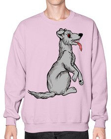 Dog 97# - cartoon animals- Sweatshirt - Crew