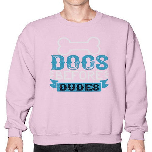Dogs Before Dudes Style 215# - dogs- Sweatshirt - Crew