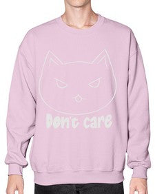 Dont Care - cats- Sweatshirt - Crew