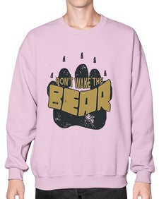 Dont wake the bear 4# - cartoon animals- Sweatshirt - Crew