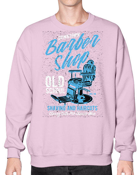 Downtown Barbershop730# - barber- Sweatshirt - Crew
