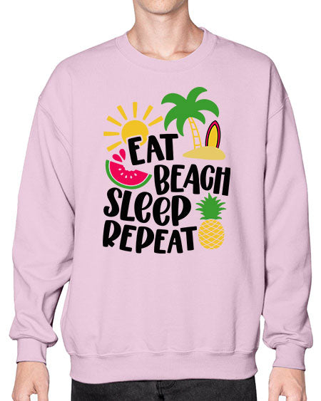 Eat Beach Sleep Repeat Style 47# - summer- Sweatshirt - Crew