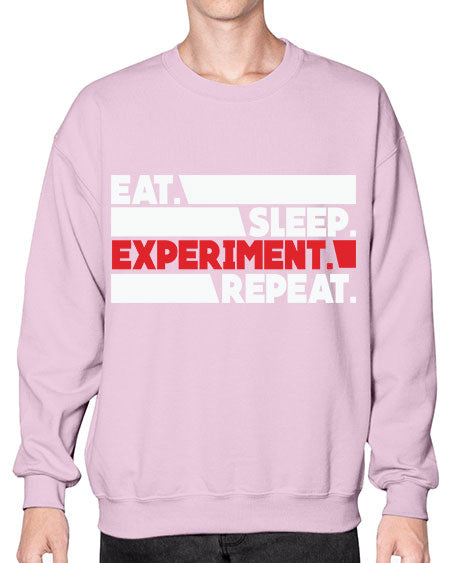 EatSleepExperimentRepeatScientistSkinite Scientist Skinite 274# - general science- Sweatshirt - Crew