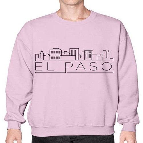 El Paso Minimal Skyline 709# - cities- Sweatshirt - Crew