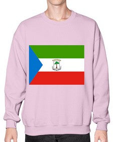 Equatorial Guinea 711# - world flags- Sweatshirt - Crew