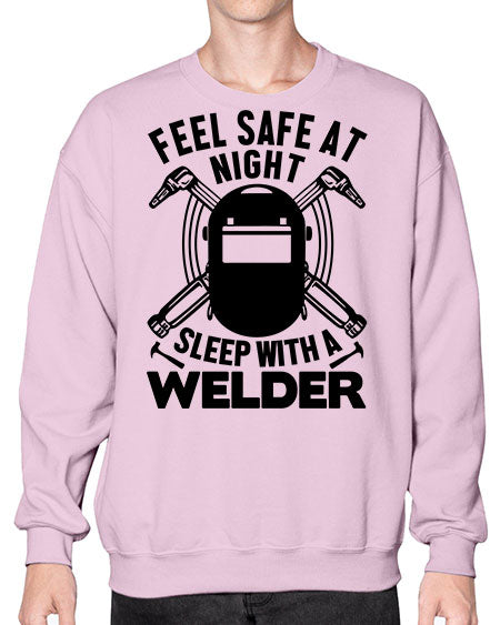 Feel safe at night Style 777# - welder- Sweatshirt - Crew
