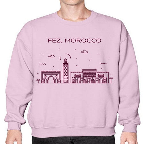 Fez 718# - cities- Sweatshirt - Crew