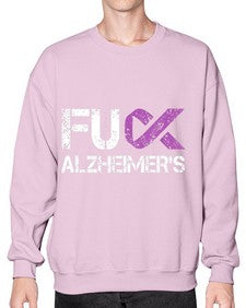 Fuck Alzheimers Fuck Dementia Alzheimer 151# - alzheimers- Sweatshirt - Crew