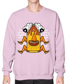 Fuck the weekend 128# - cartoon general- Sweatshirt - Crew