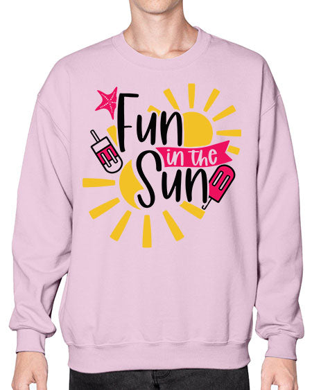 Fun In The Sun Style 45# - summer- Sweatshirt - Crew