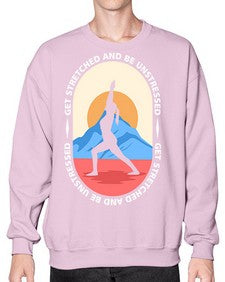 Get Stretched 225# - yoga- Sweatshirt - Crew