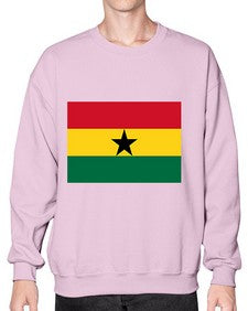 Ghana 768# - world flags- Sweatshirt - Crew
