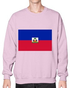 Haiti 802# - world flags- Sweatshirt - Crew