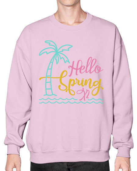 Hello Spring x Style 64# - summer- Sweatshirt - Crew