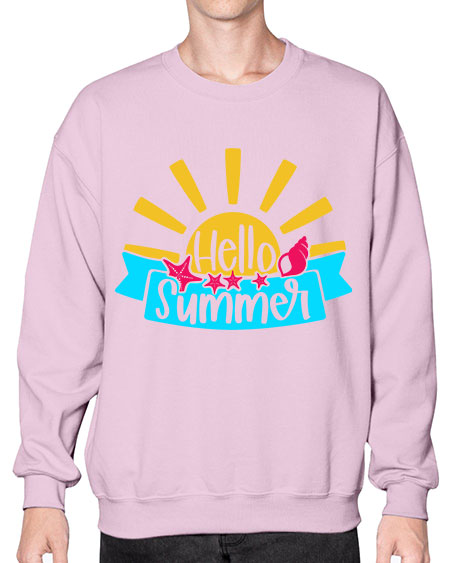 Hello Summer Style 38# - summer- Sweatshirt - Crew