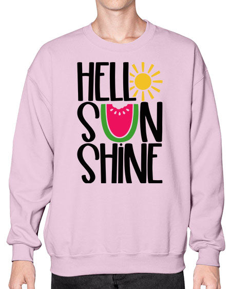 Hello Sunshine Style 37# - summer- Sweatshirt - Crew