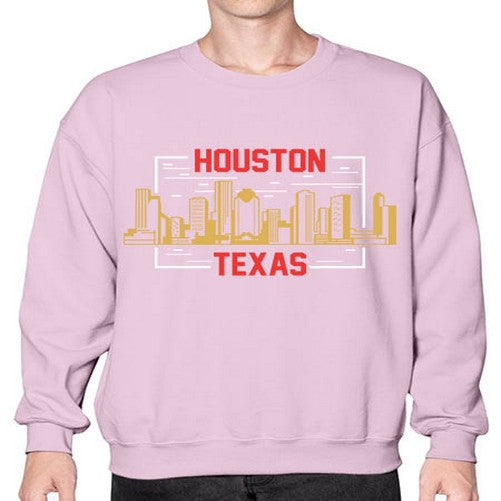 Houston 910# - cities- Sweatshirt - Crew
