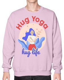 Hug Yoga Hug Life 261# - yoga- Sweatshirt - Crew