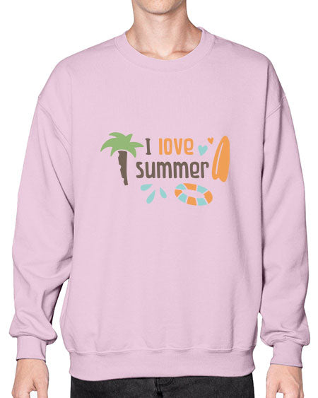 I love summer 91# - summer- Sweatshirt - Crew