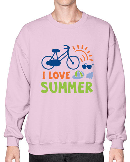 I love summer 92# - summer- Sweatshirt - Crew