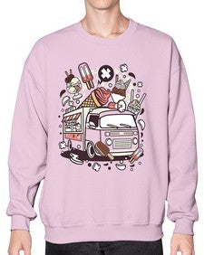 Ice Cream Van 1174# - ice cream- Sweatshirt - Crew
