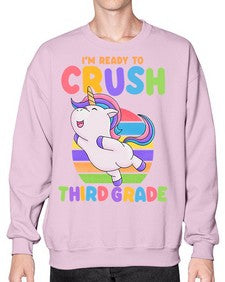 Im Ready to Crush third 392# - third grade- Sweatshirt - Crew