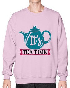 Its Tea Time 1240# - tea- Sweatshirt - Crew