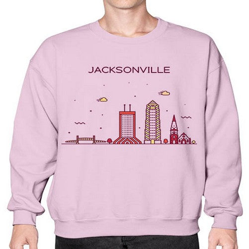 JacksonvilleFL 977# - cities- Sweatshirt - Crew