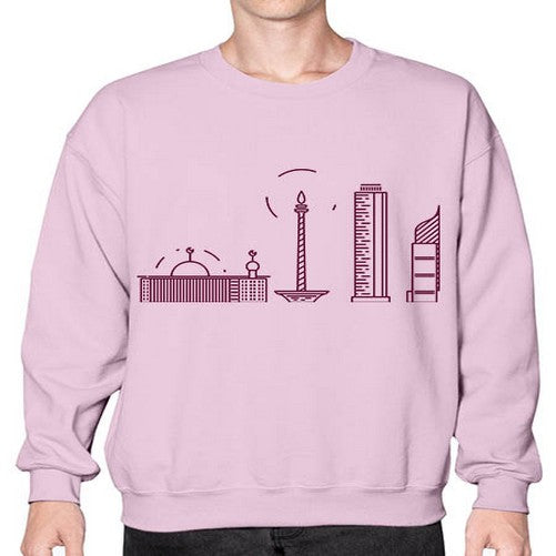 Jakarta 983# - cities- Sweatshirt - Crew