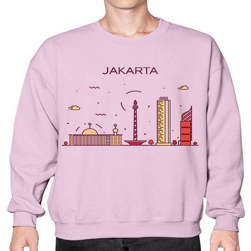 Jakarta 985# - cities- Sweatshirt - Crew
