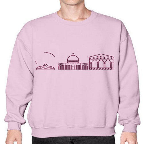 Jerusalem 995# - cities- Sweatshirt - Crew
