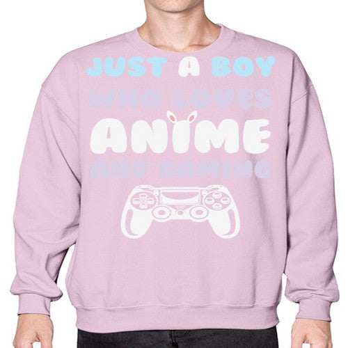 Just A Boy Who Loves 261# - anime- Sweatshirt - Crew