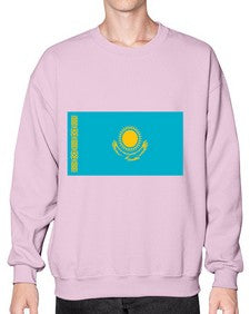 Kazakhstan 1032# - world flags- Sweatshirt - Crew