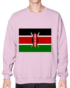 Kenya 1047# - world flags- Sweatshirt - Crew