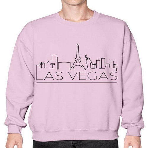 Las Vegas Minimal Skyline 1112# - cities- Sweatshirt - Crew