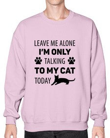 Leave Me Alone Style 62# - cats- Sweatshirt - Crew