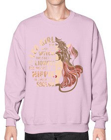 Leo girl 289# - leo- Sweatshirt - Crew