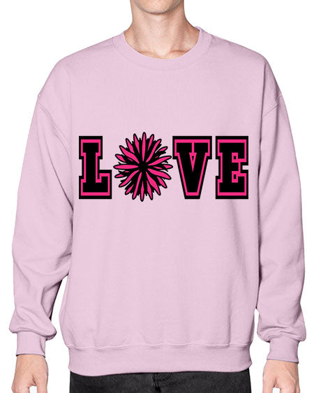 Love 694# - cheer- Sweatshirt - Crew