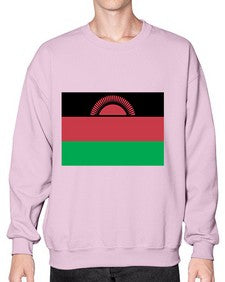 Malawi 1217# - world flags- Sweatshirt - Crew
