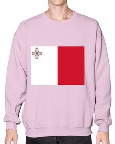 Malta 1222# - world flags- Sweatshirt - Crew