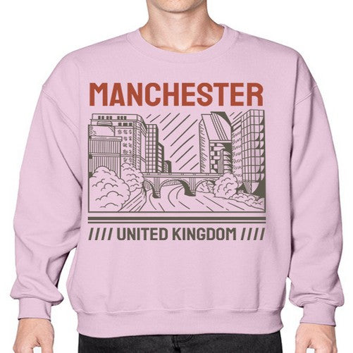 Manchester 1228# - cities- Sweatshirt - Crew