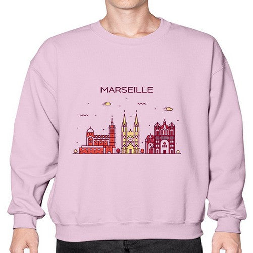 Marseille 1241# - cities- Sweatshirt - Crew