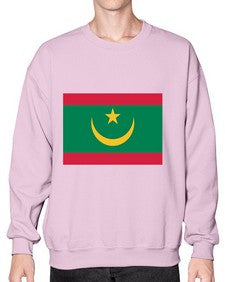 Mauritania 1260# - world flags- Sweatshirt - Crew