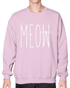 Meoww - cats- Sweatshirt - Crew