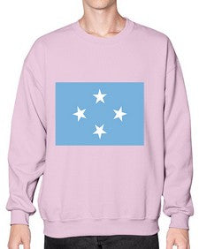 Micronesia 1293# - world flags- Sweatshirt - Crew