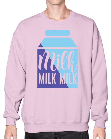Milk Milk Milk Style 154# - baby- Sweatshirt - Crew