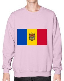Moldova 1332# - world flags- Sweatshirt - Crew